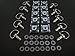 10 Pcs Race Fasteners 1/4 Turn Quick Release Clip Fastener Washer Dzus Panex 17mm D-Ring