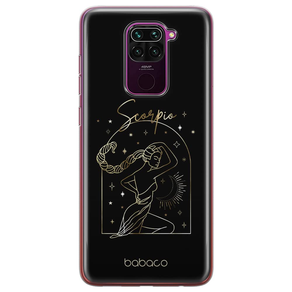 Babaco ERT GROUP mobile phone case for Xiaomi REDMI NOTE 9 original and officially Licensed pattern Zodiac Woman 008 optimally adapted to the shape of the mobile phone, case made of TPU