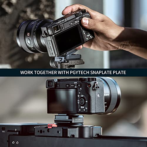 PGYTECH Beetle Camera Clip, Shoulder Strap or Belt Holder for Carrying Action Cam, Card Machine, DSLR and Mirrorless Cameras