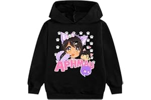 Ruerxuan Childrens Anime 3D Print Hoodie Cute Pullover Sweatshirt Sports Tops Kids YouTube Funny Game Shirt