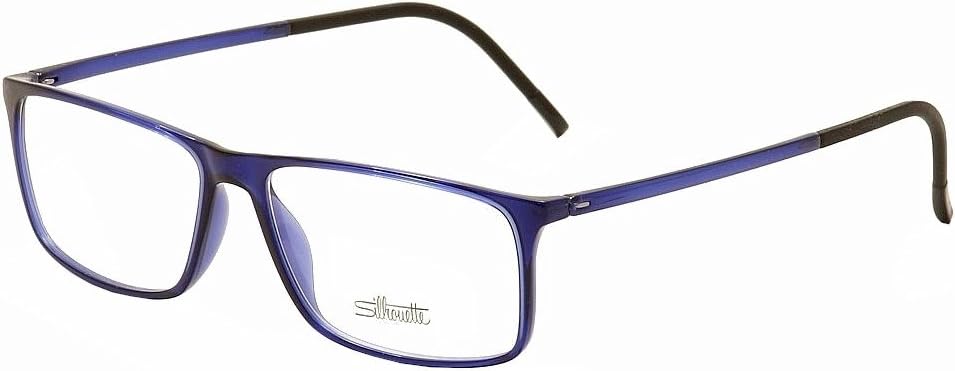 Silhouette Eyeglasses SPX Illusion 2892 6051 Indigo Optical Frame 56x15x140mm
