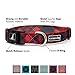 Buju Citizen K9 Dog Collar - Adjustable Large Medium Small xs Stays for Dogs & Cats - Red Navy Blue Plaid Large - Strong Durable - Polyester Training Collars with Matching Leash Available