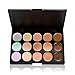 Cosmetics Cream Concealer Palette, KRABICE 15 Color Makeup Dark Circle Concealer Cream Make Up Foundation Makeup Palette Set
