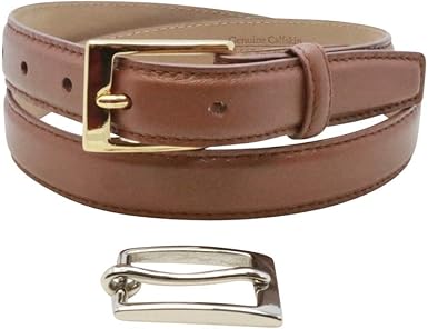 mens leather belts 1 inch wide