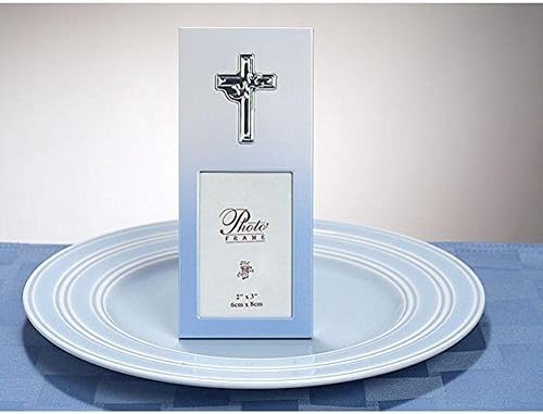 Cassiani Blue Metal 2 x 3 Frame with Cross Design - 24 Pieces