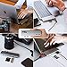 USB Type-C Hub Adapter, Dual USB-C Thunderbolt 3 (40gb/s), 7in1 Multi-Port Dongle for 2016 or later MacBook Pro, 4K HDMI, microSD/SD Card Reader, 2xUSB 3.0,100W Power Delivery (Space Gray)