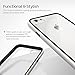 Mobility Element iPhone Case - Best Case for iPhone 7 and iPhone 8 - Premium Cover Provides Protection From Drops, Scratches and Impacts - Transparent Back With Sleek Color Options - Silver/Black