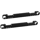 CAMVATE 200mm Aluminum Bar with 15mm Rod Adapter for DIY Camera/Monitor Cage Rig (2 Pieces) - 2185