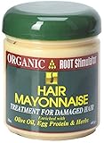 Organic Root Stimulator Hair Mayonnaise Treatment, 16 oz (Pack of 4)