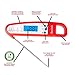 Digital Instant Read Thermometer,Electronic Food/Cooking Thermometer Barbecue Meat Thermometer Kitchen Thermometer – Food-safe Sturdy Steel Meat Thermometer Probe for BBQ, Meat, Candy,Grill