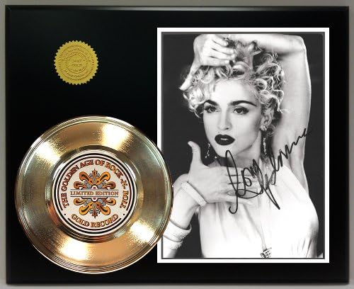 Madonna Gold Record Reproduction Signature Series LTD Edition Display