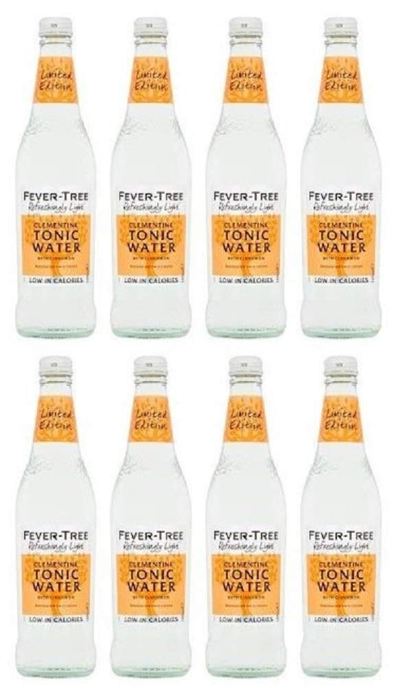 Fever Tree Refreshingly Light Clementine Tonic Water 500 ml (Pack of 8