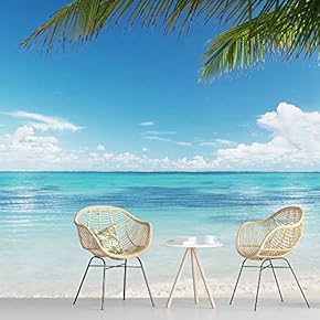 signwin Wall Mural Beach Seascape Removable Self-Adhesive Wallpaper...