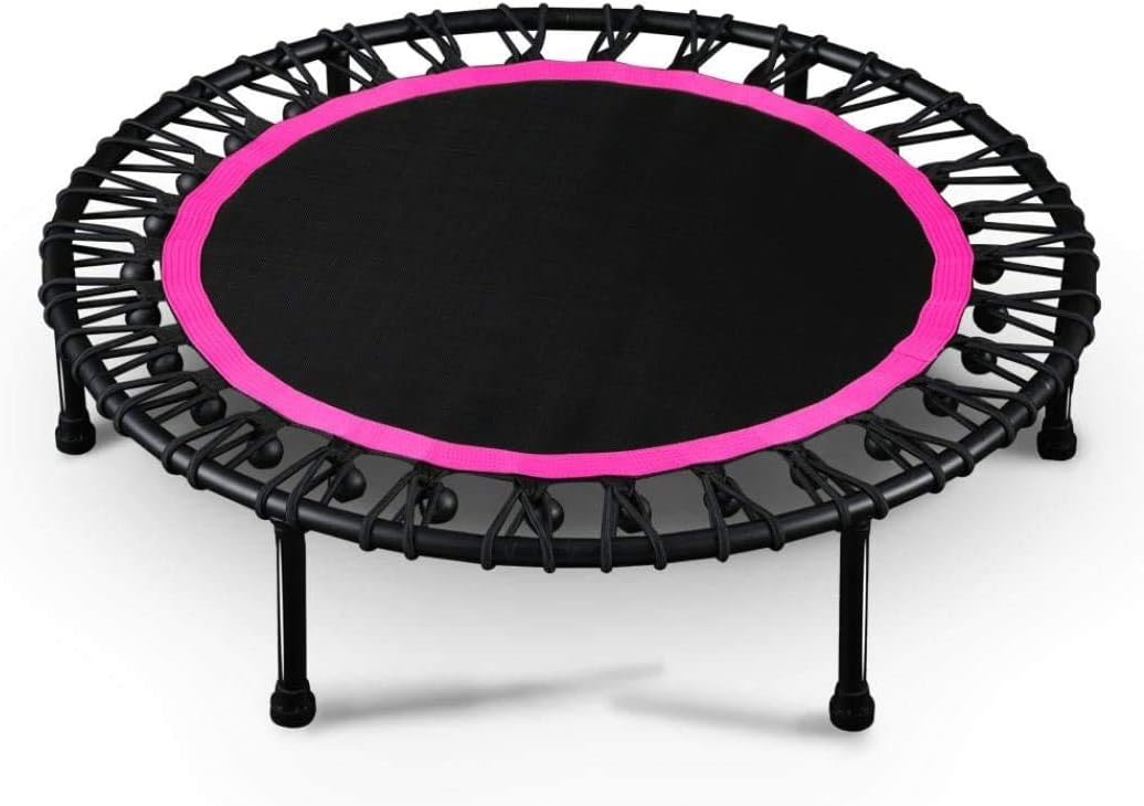 MQIQI Foldable Trampoline, Gym Rebounder for Home Home Cardio Fitness