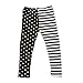 PanDaDa Girls Leggings Pants Polka Dot Striped Tights Skinny Trousers 1-8y