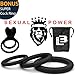 Super Soft Black Silicone Cockring for Male - 4 Per Pack Cock Rings 100% Medical Grade Pure Silicone Penis Ring Set for Extra Stimulation - Better Sex Toy for Erection Enhancing and Last Longer Orgasm