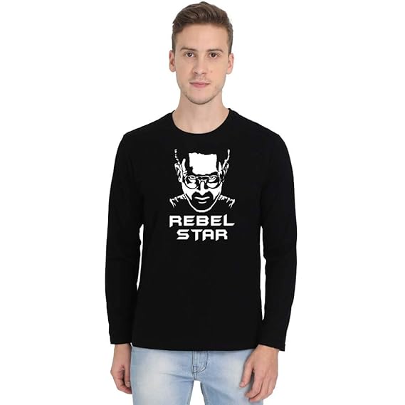 Rebel t shirt prabhas Clearance