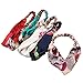 iWenSheng 5 PCS Women's Headbands Elastic Boho Printed Floral Turban Twisted Head Wraps Hair Accessories (5 Pcs)