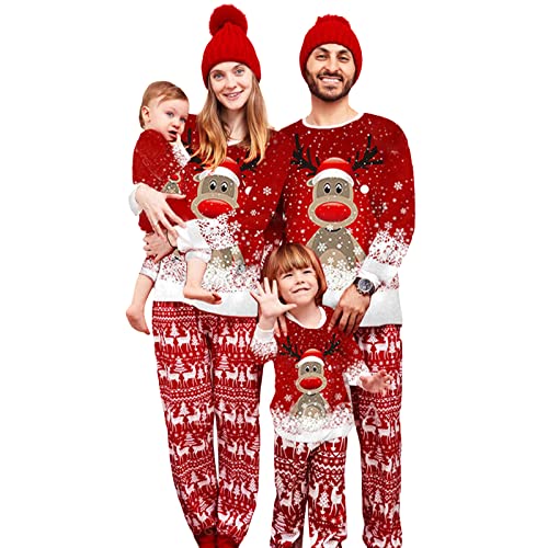 Christmas Pajamas for Family Matching Family Christmas Pajamas Set PJS Holiday Xmas Family Jammies Sleepwear
