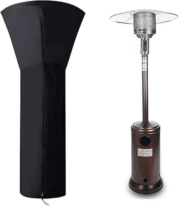 Femuar Heater Cover, Patio Heater Cover Waterproof Heavy Duty Oxford Heater Covers with Zipper