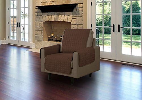 NEW BROWN, QUILTED MICRO SUEDE PET DOG COUCH SOFA FURNITURE PROTECTOR COVER