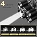 Rechargeable Headlamp, 8000 Lumens 5 LED 4 Mode Ultra Bright Head Lamp USB Rechargeable Waterproof Head Lights with Zoomable Flashlight for Camping, Outdoors, Hiking