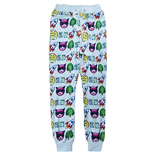 Buy Unisex Emoji Pants Joggers 