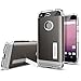 Spigen Tough Armor Google Pixel Case with Kickstand and Heavy Duty Air Cushion Technology Protection for Google Pixel 2016 - Gunmetal