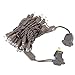 Novelty Lights 11ft 50 LED Warm White Christmas String Lights, 2.5