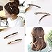 10 Pcs Acrylic Resin Hair Clips Set Minimalist Hollow Geometric Hair Pins Circle Triangle Bowknot Hair Barrettes Hair Claw Clamps Hair Styling Accessories for Women Ladies