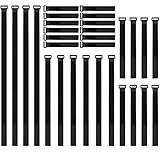 CandyHome 30 Pack Reusable Fastening Cable Straps and Cable Ties Set, Adjustable Multipurpose Hook and Loop Securing Straps for Cord Management