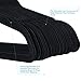 Zeal Home Multi-Purpose Ultra Slim Non-Slip Velvet Hanger Set of 50 Black