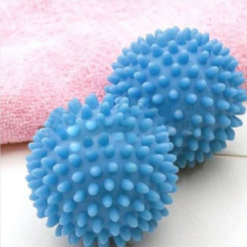 2Pcs Dryer Ball Washing Laundry No Chemicals Soften Cloth Drying Fabric Softener // 0