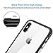 iPhone X Case, iPhone 10 Case, Yometome TPU Hybrid Shockproof Anti-Scratch Finish Slim Thin Bumper Case for Apple iPhone X/10 (5.8 inches) Black for Girl Boy Man Woman
