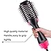 One Step Hair Dryer,Lumcrissy Hot Air Brush, Hair Styler & Volumizer Ceramic Electric Blow Dryer,3 in1 Styling Brush Hair Straightener with 2 Duckbill clips (110V ONLY)