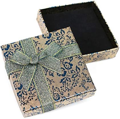 RKC x 1-24PCS Beautiful Sparkling vibrant colors Ribbon JEWELLERY GIFT BOXES For Necklace Bracelet Earrings Rings Baby Showers Wedding Favours Birthdays Charms Wholesale Sets