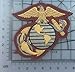 SILVER-GOLD-CRIMSON US MARINE CORPS EAGLE GLOBE & ANCHOR PVC PATCH