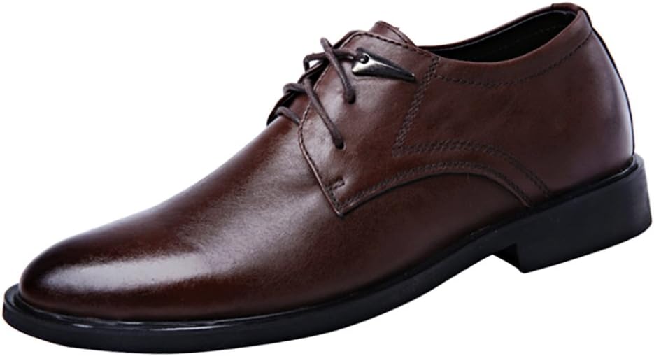 LOUECHY Men's Liberva Genuine Leather Slip-on Loafer Casual Shoes Breathable Driving Shoes