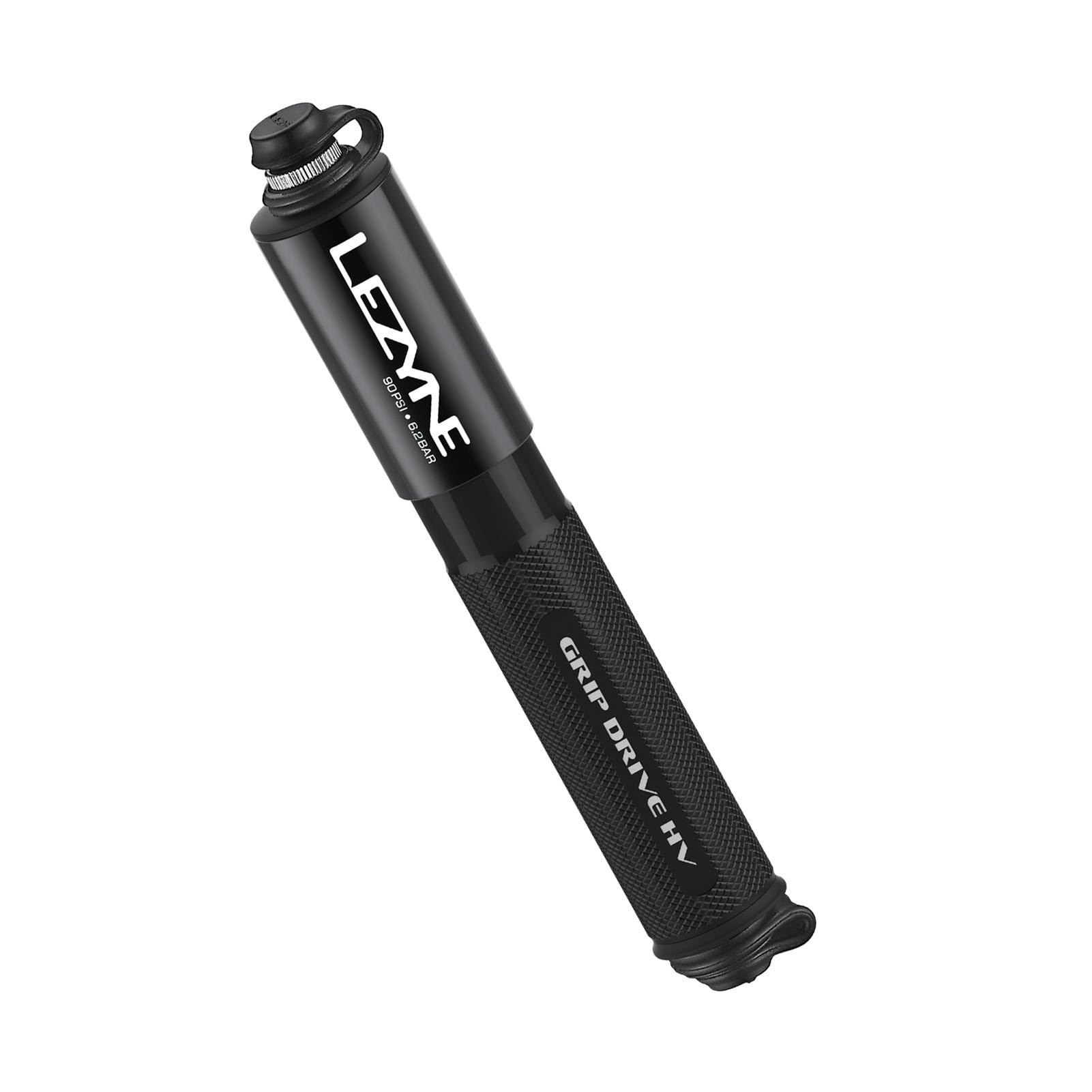 Lezyne Mini Pump Grip Drive HV, S 185 mm, Black
