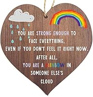 Rainbow gifts | Rainbow in someone else’s cloud | thinking of you - miss you gifts for best friend Keyworker | cheer up...
