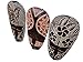 AMOCHY Gorgeous Set of (3) Hand Chiseled Wood African Style Wall Decor Masks