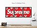 Supreme LV Logo Art Print - Wall Art Poster Set - Chic Home Decor for Office, Living Room, Bedroom, Boys or Teens Room, Dorm - Gift for Men, Louis Vuitton - Designer Fashion - Set of 3-8x10 Unframed