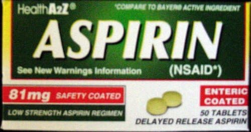 Health A2Z Aspirin 50 Delayed Release Tablets