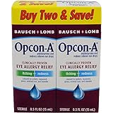 Bausch & Lomb Opcon-A Eye Allergy Relief 2 x 0.5 oz.