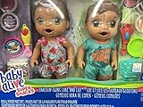 Baby Alive Super Snacks Exclusive Snackin Twins Luke and Lily Medium Skin Brown Hair Green Eyes