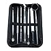 GIROUETTE Comedone Extractor Set, Upgrade Pimple Extractor Acne Removal Kit with Tweezers and Mirror (7 pcs)
