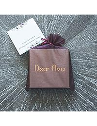 Collar de regalo de la simpatía de Ava: enfermedad, cáncer, químico, enfermedad, pensamiento tuyo, aliento, empatía, elevación, 2 círculos enlazados