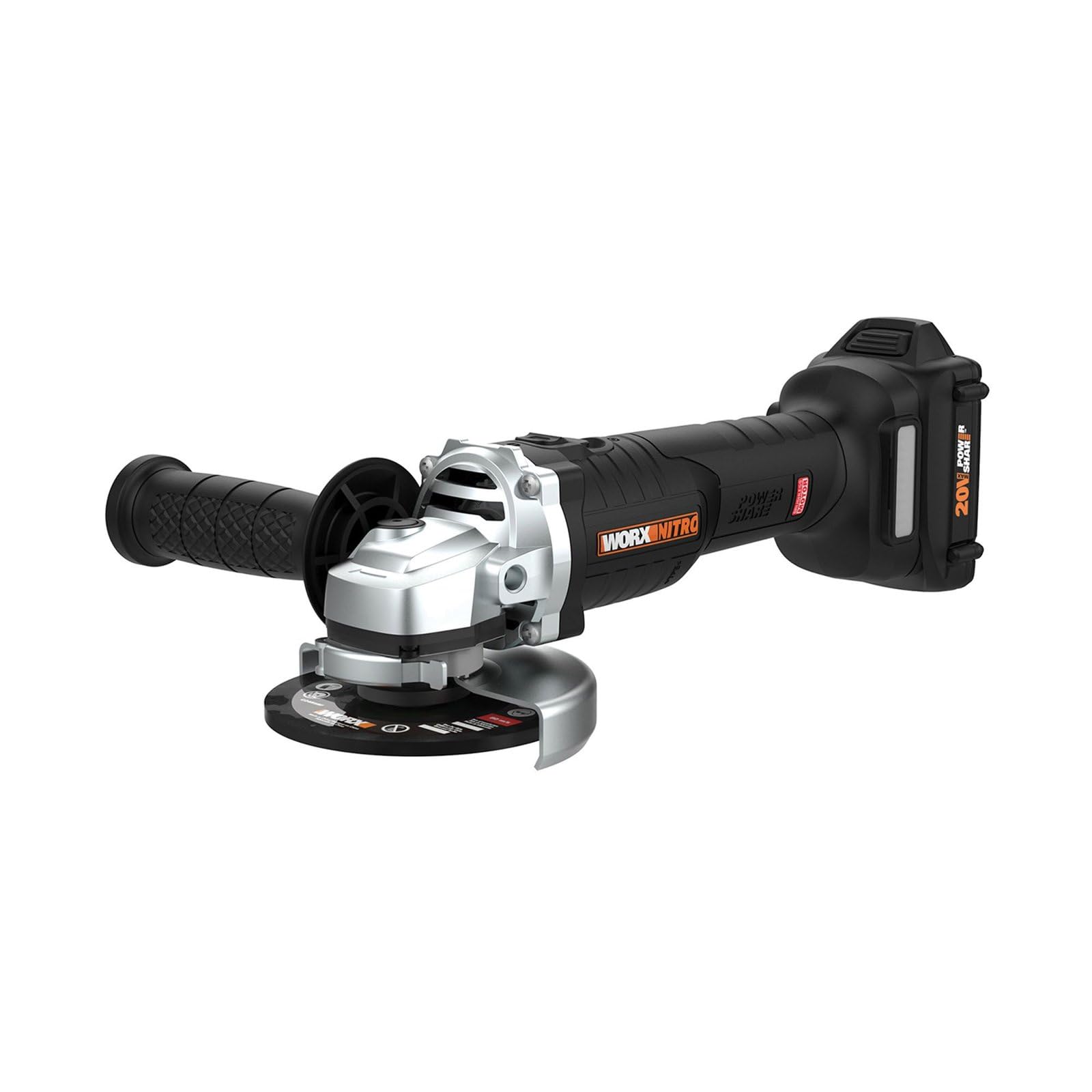 Amoladora angular Worx WX812L de 20 V Power Share sin escobillas de 4-1/2