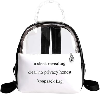 clear mini backpack amazon