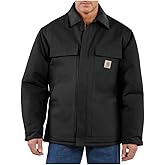 Carhartt Men's Loose Fit Firm Duck Insulated Traditional Coat